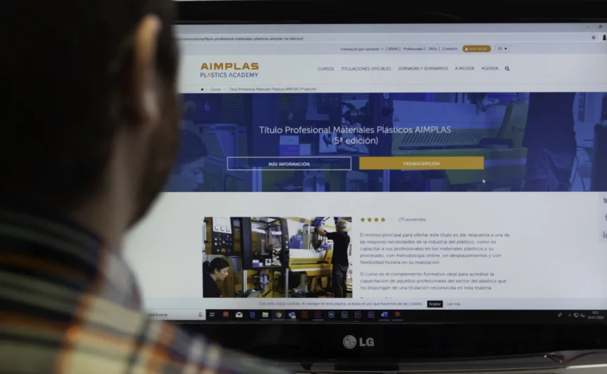 formacion-online AIMPLAS llança el 2024 una potent oferta de títols professionals propis per millorar la qualificació del sector del plàstic