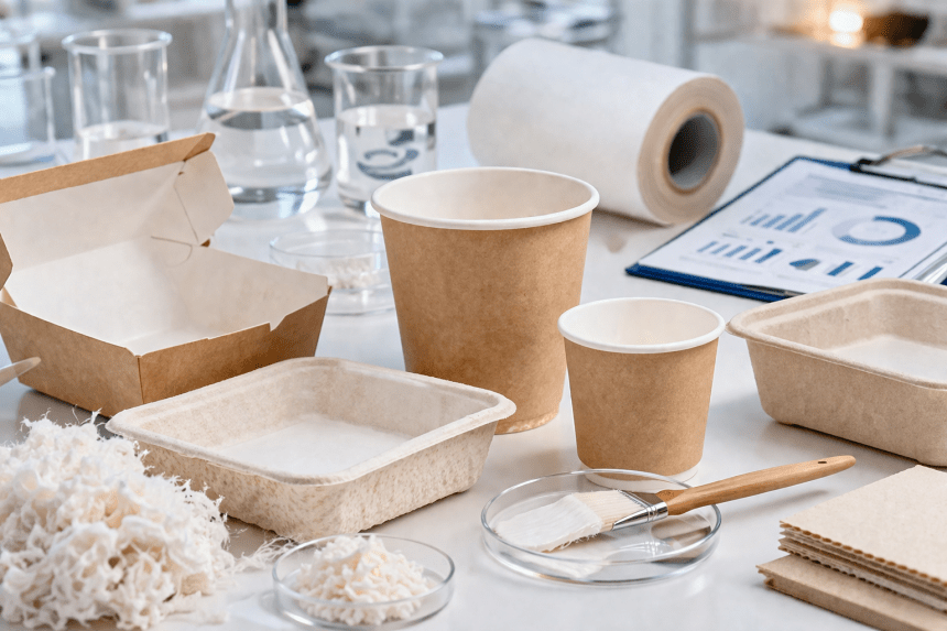 Recobriments funcionals per a envasos a base de fibra cel·lulòsica Recobriments funcionals per a envasos a base de fibra cel·lulòsica