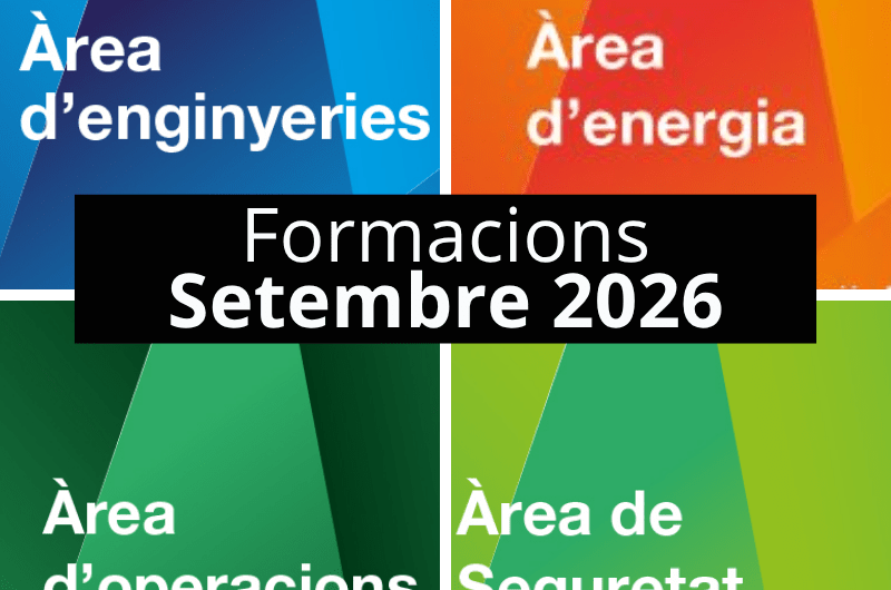 Setembre 2026 | Oferta formativa del Col·legi d'Enginyers de Catalunya